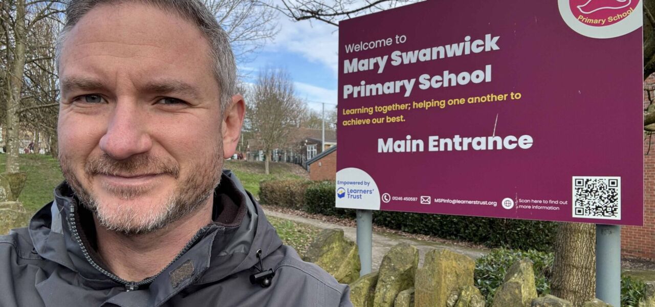 Martin Dowse at Mary Swanwick primary Y6 coding classes